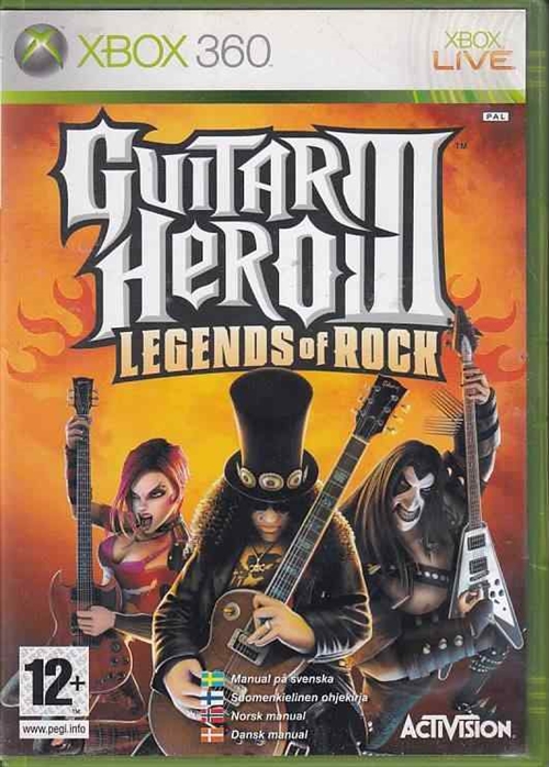 Guitar Hero III Legends of Rock - XBOX Live - XBOX 360 (B Grade) (Genbrug)